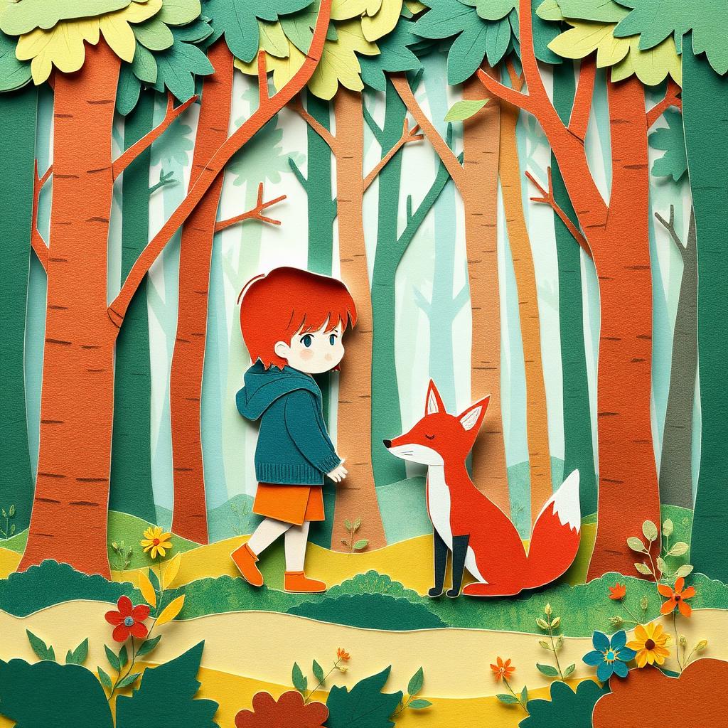 Paper Cut-Out — Colored